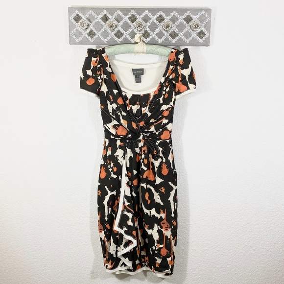 Zac Posen Dresses & Skirts - Zac Posen Silk Dress Draped Faux Wrap, Size 4